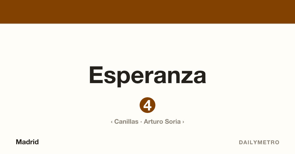 Estación Esperanza · Líneas 4