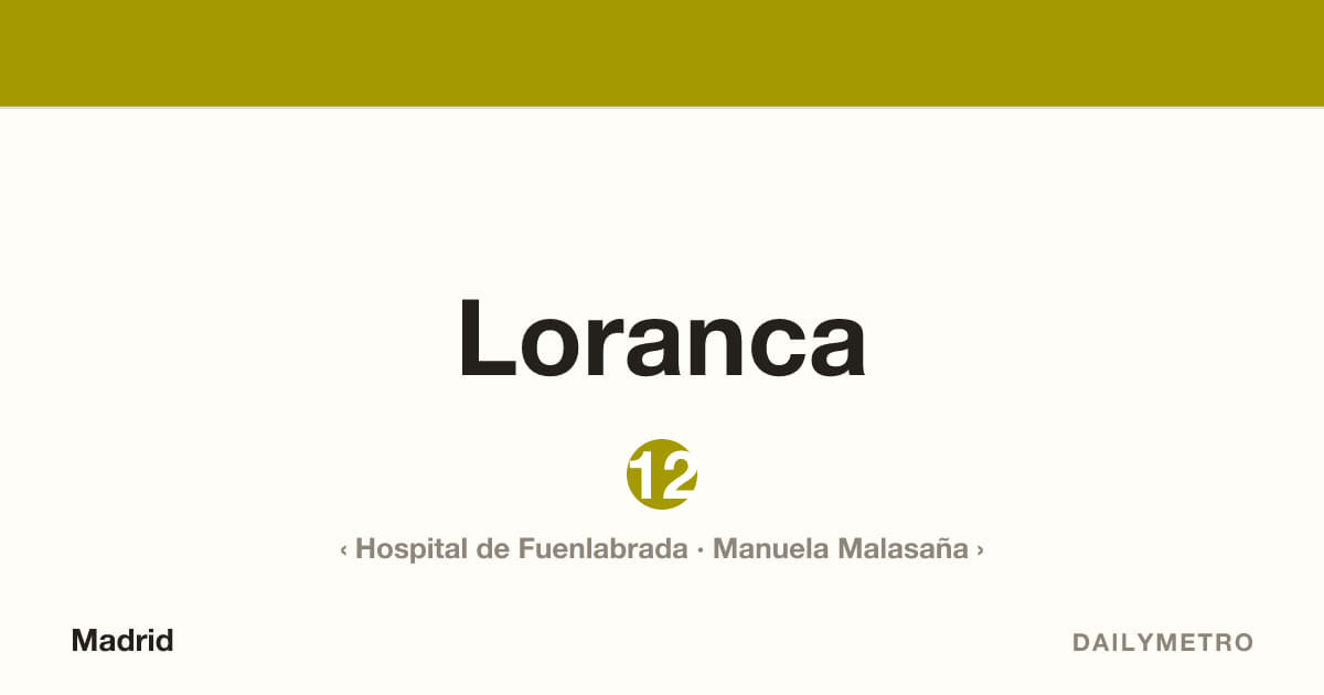 Estación Loranca · Líneas 12