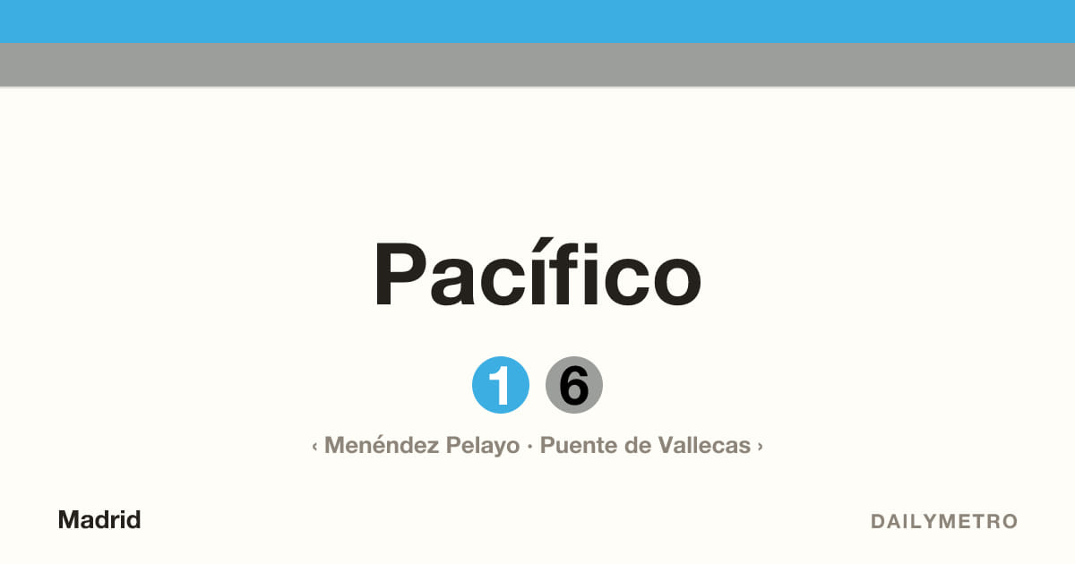 Estación Pacífico · Líneas 1, 6