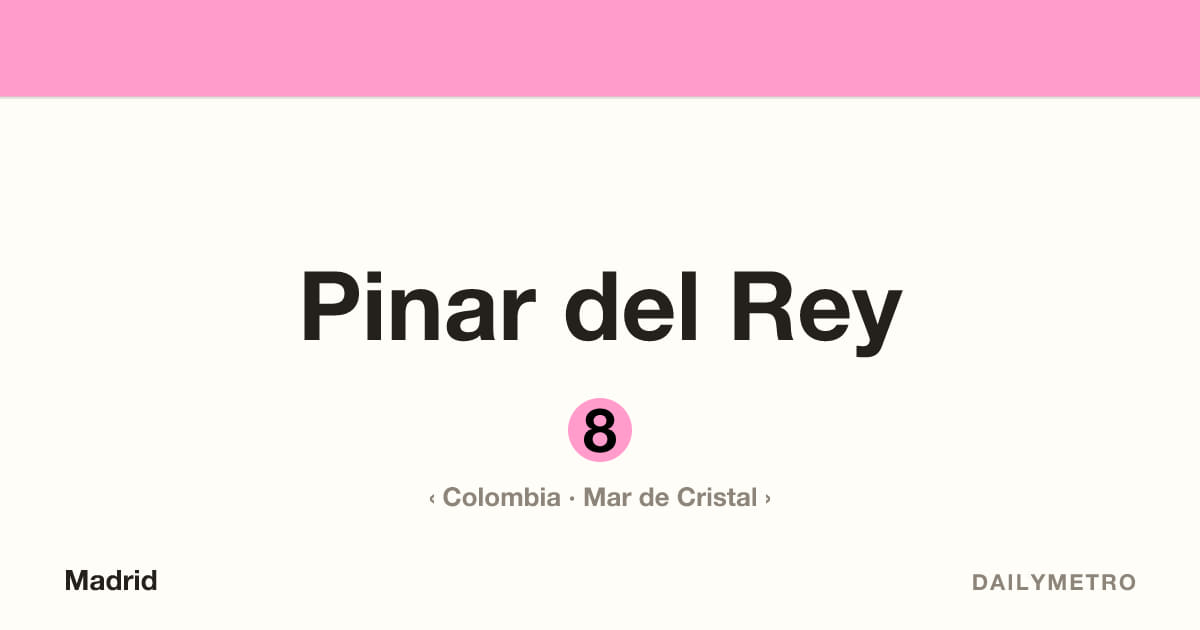 Estación Pinar del Rey · Líneas 8