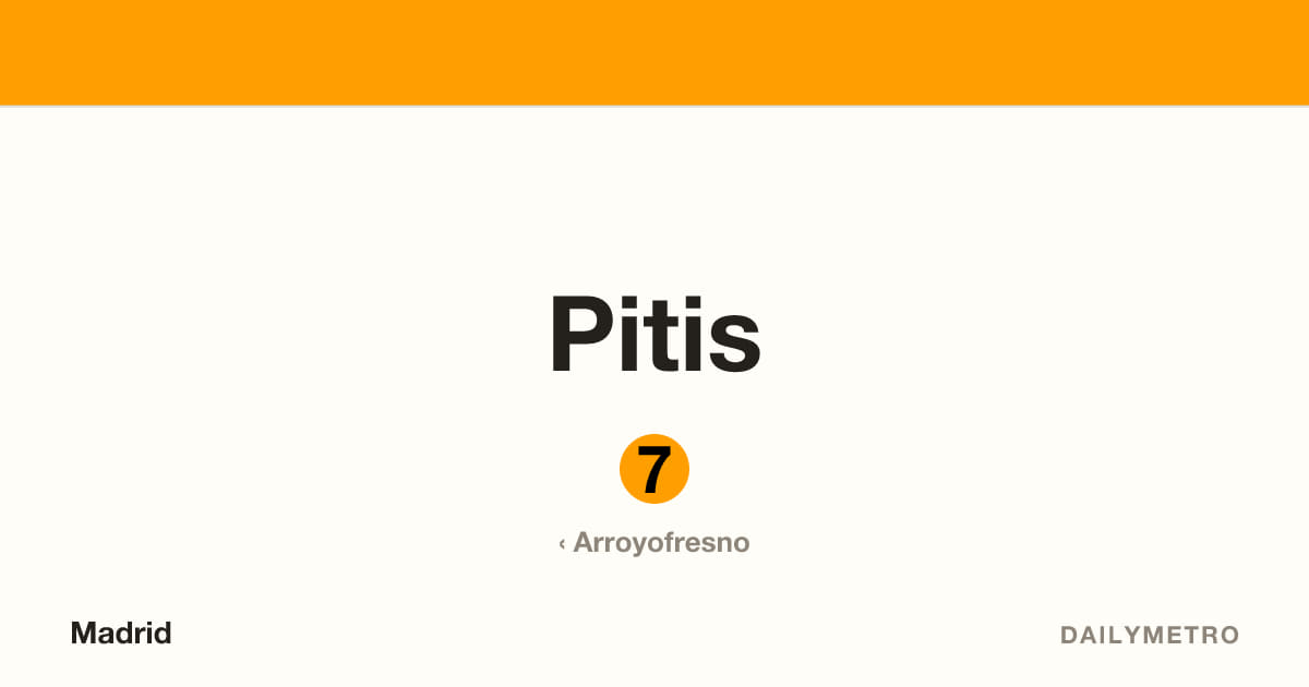 Estación Pitis · Líneas 7