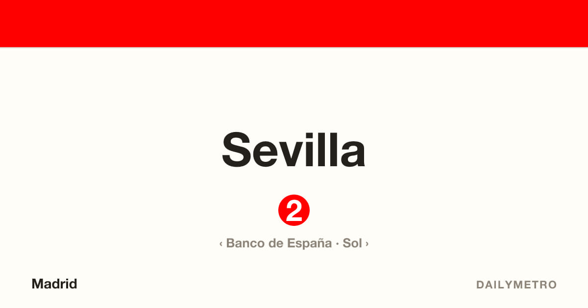 Sevilla station · Lines 2