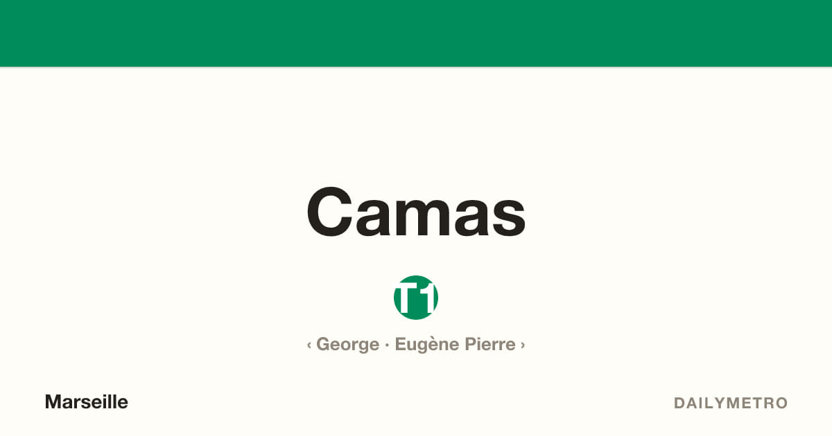 Camas station · Lines T1