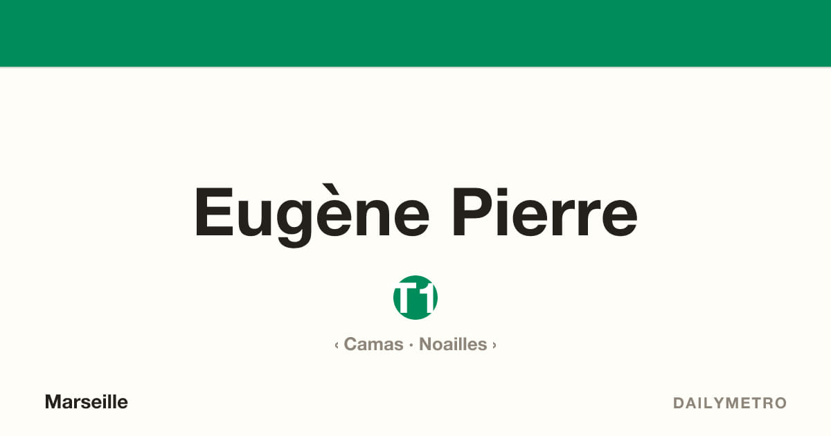 Station Eugène Pierre · Lignes T1