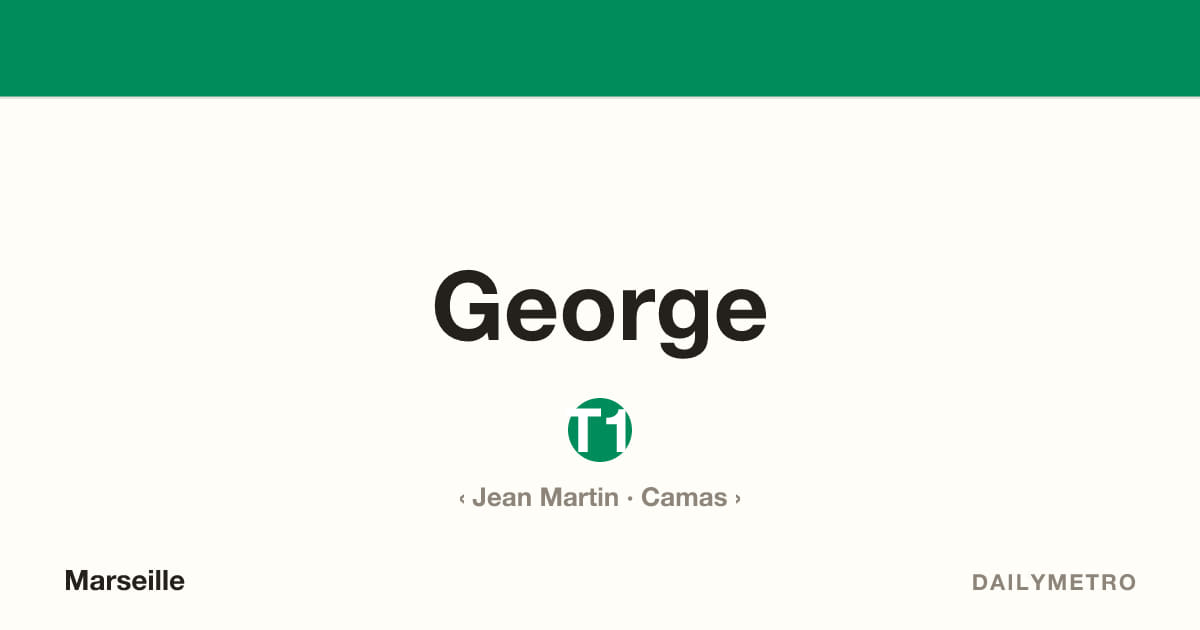 George station · Lines T1