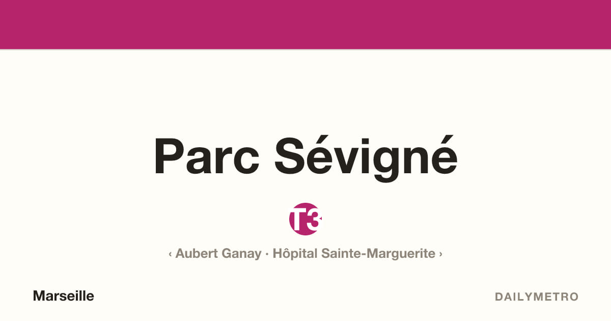 Station Parc Sévigné · Lignes T3