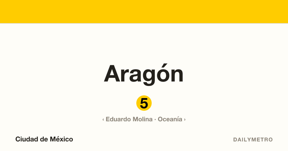 Estación Aragón · Líneas 5
