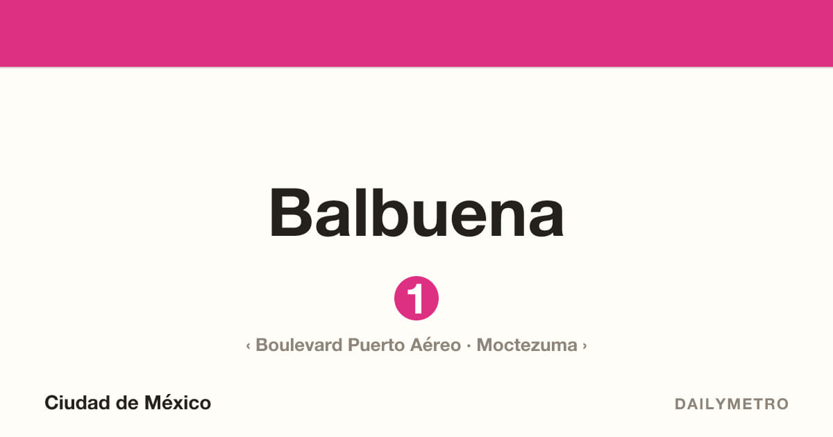 Estación Balbuena · Líneas 1