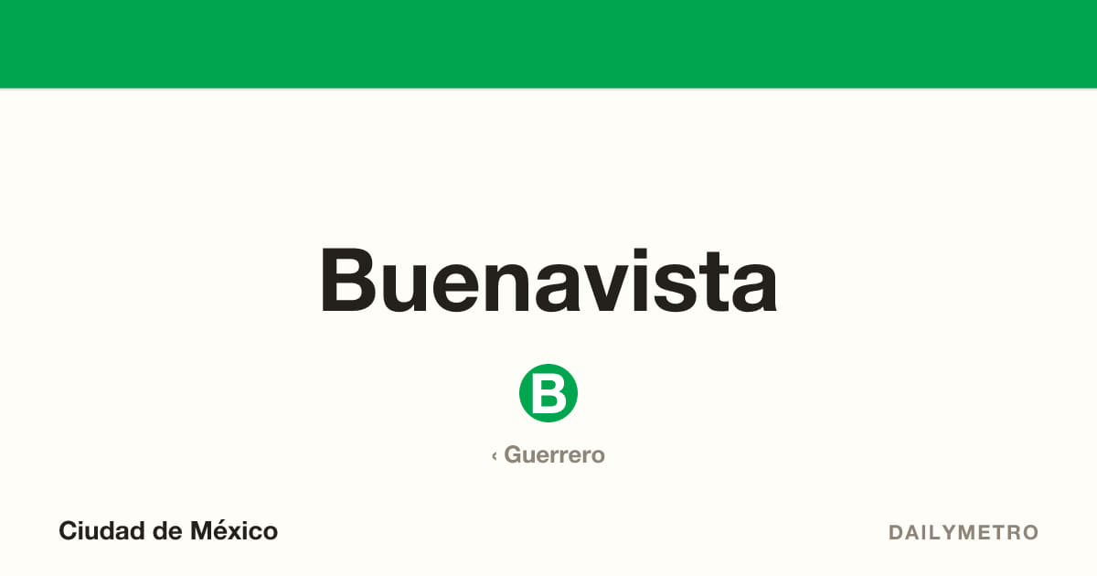 Estación Buenavista · Líneas B