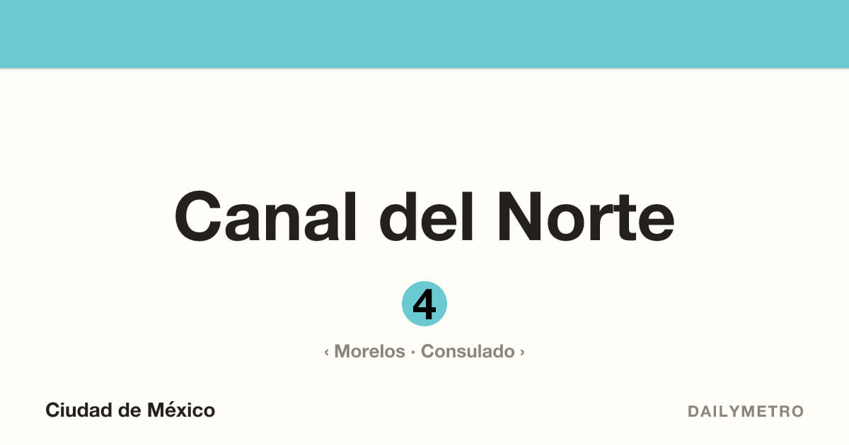 Estación Canal del Norte · Líneas 4