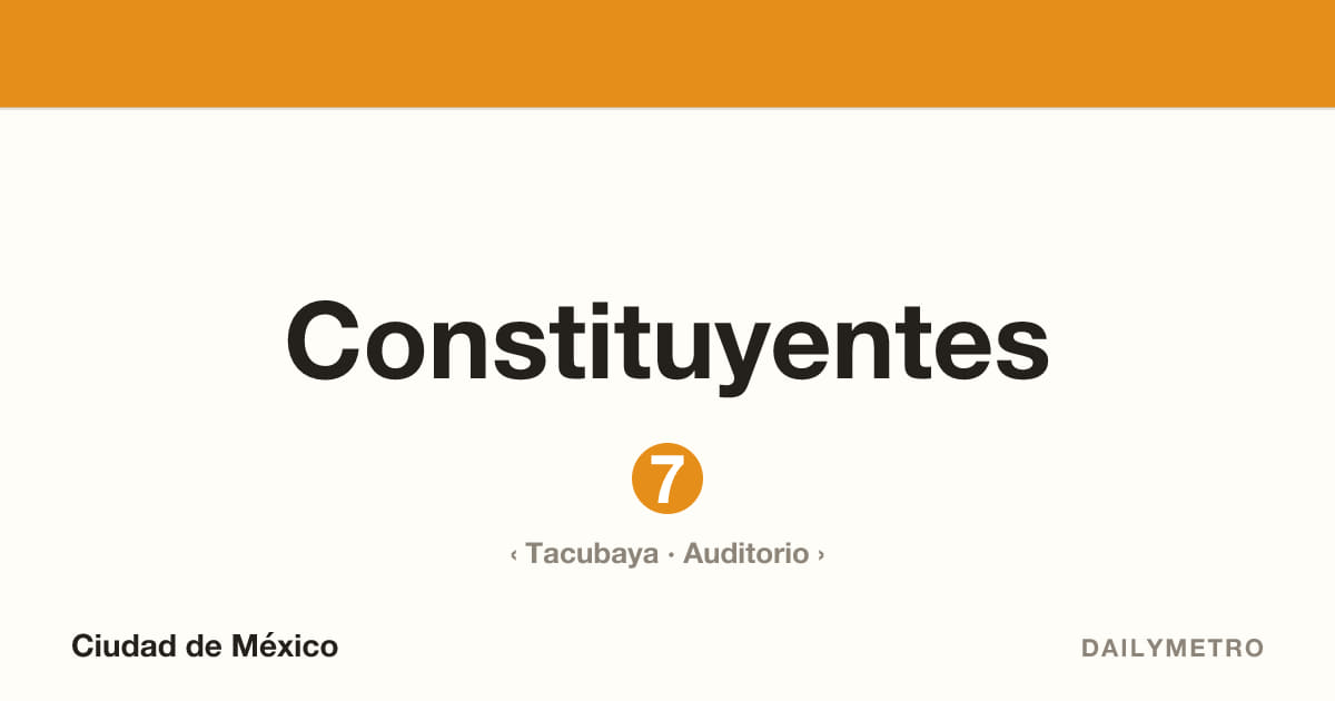 Estación Constituyentes · Líneas 7