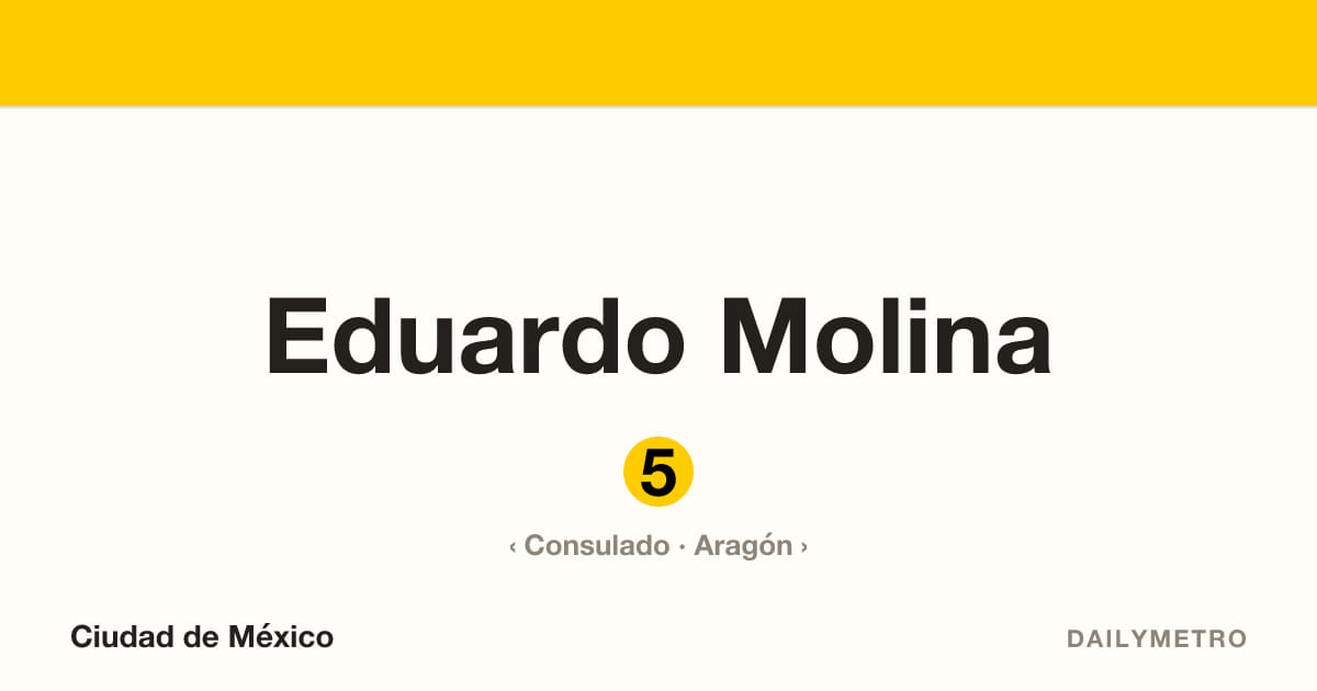 Eduardo Molina station · Lines 5