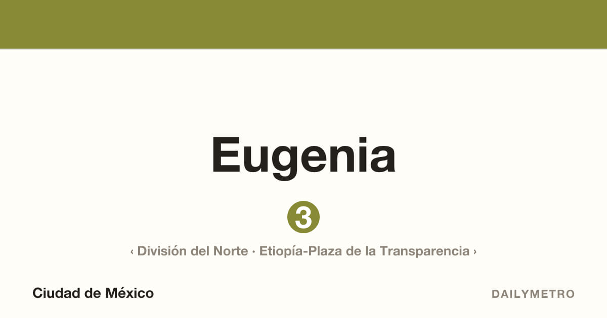 Eugenia station · Lines 3