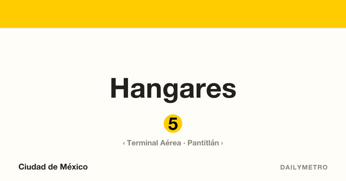 Estación Hangares · Líneas 5