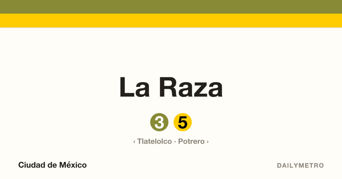 La Raza station · Lines 3, 5