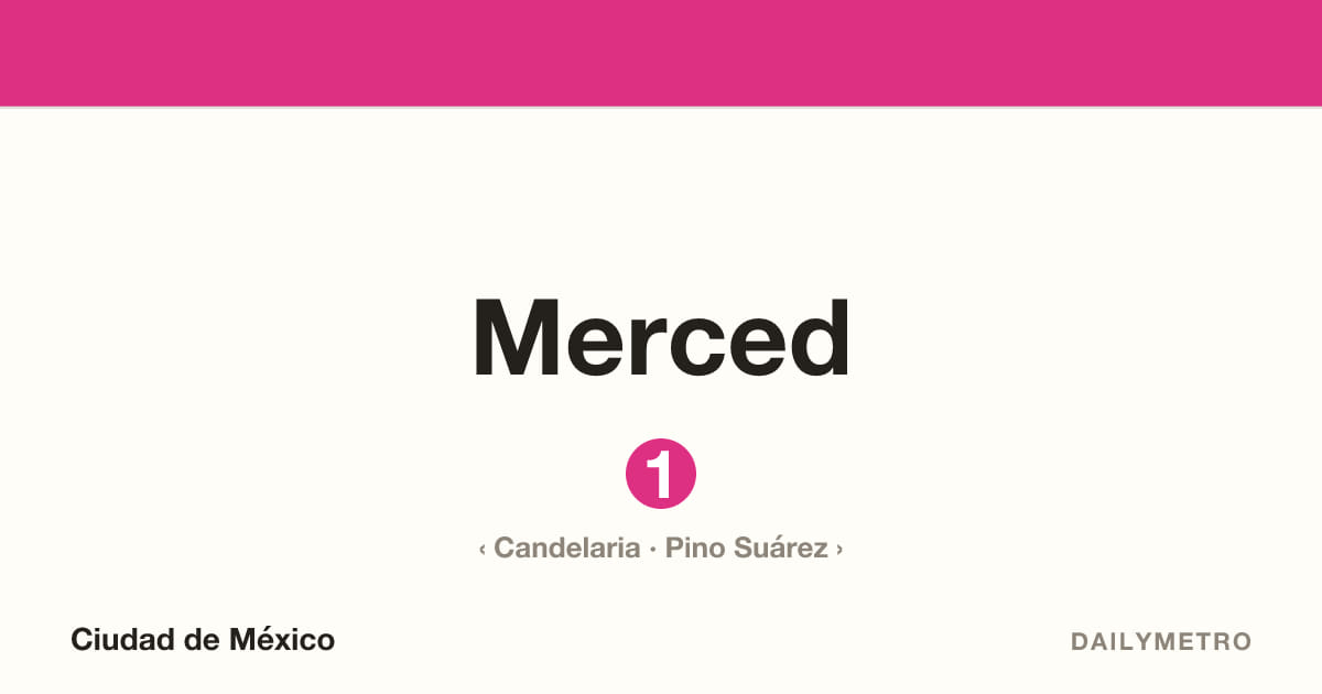 Estación Merced · Líneas 1