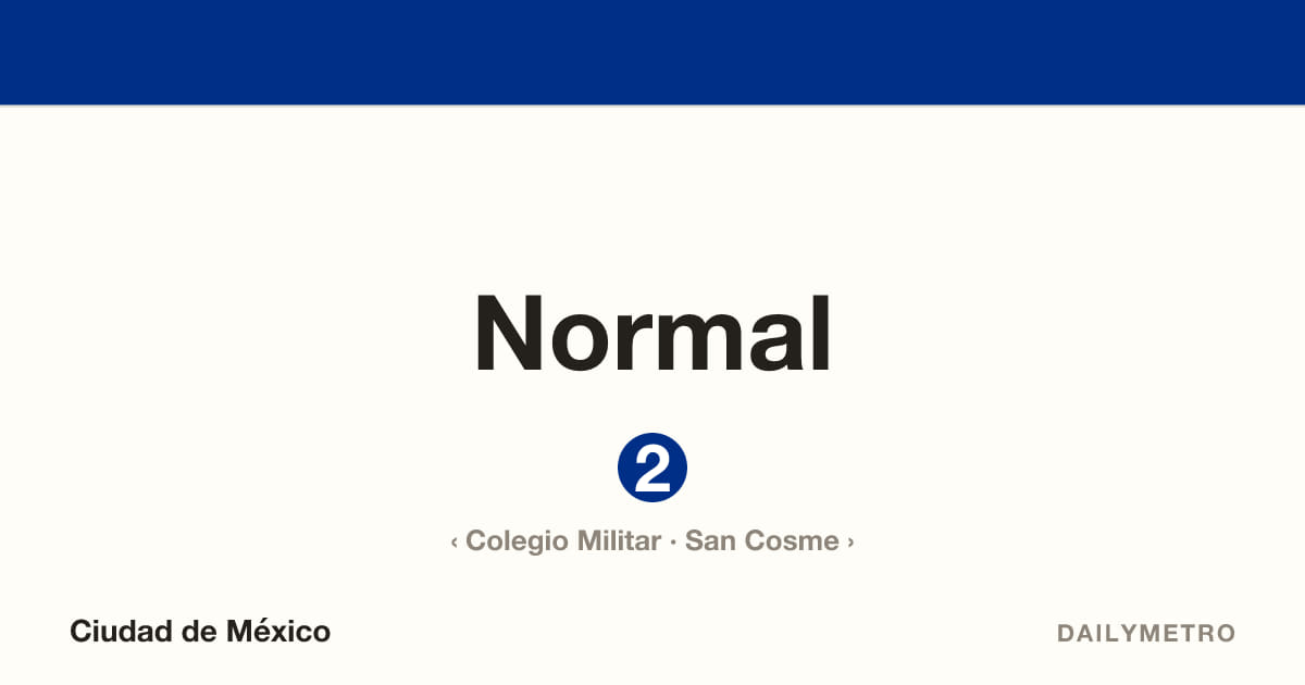 Estación Normal · Líneas 2