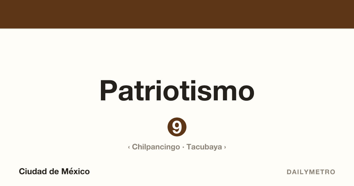 Estación Patriotismo · Líneas 9