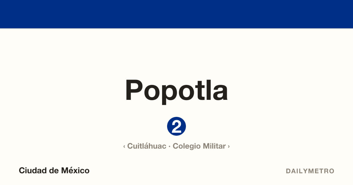 Popotla station · Lines 2