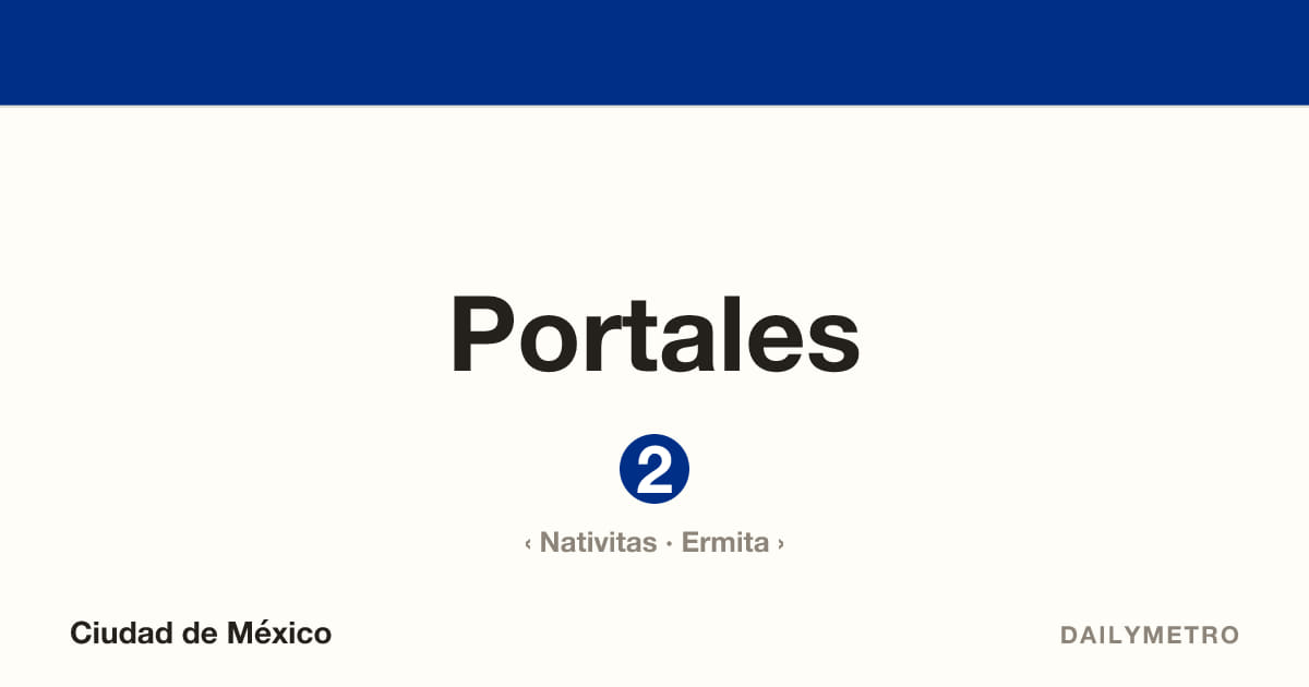 Estación Portales · Líneas 2