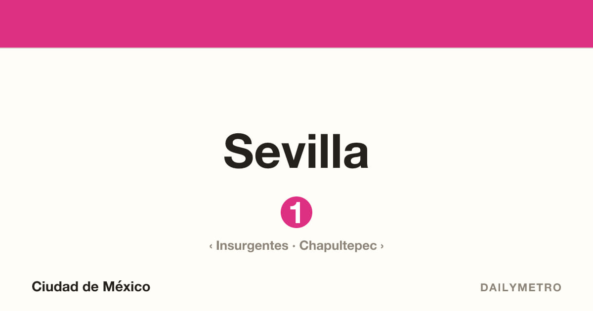 Estación Sevilla · Líneas 1