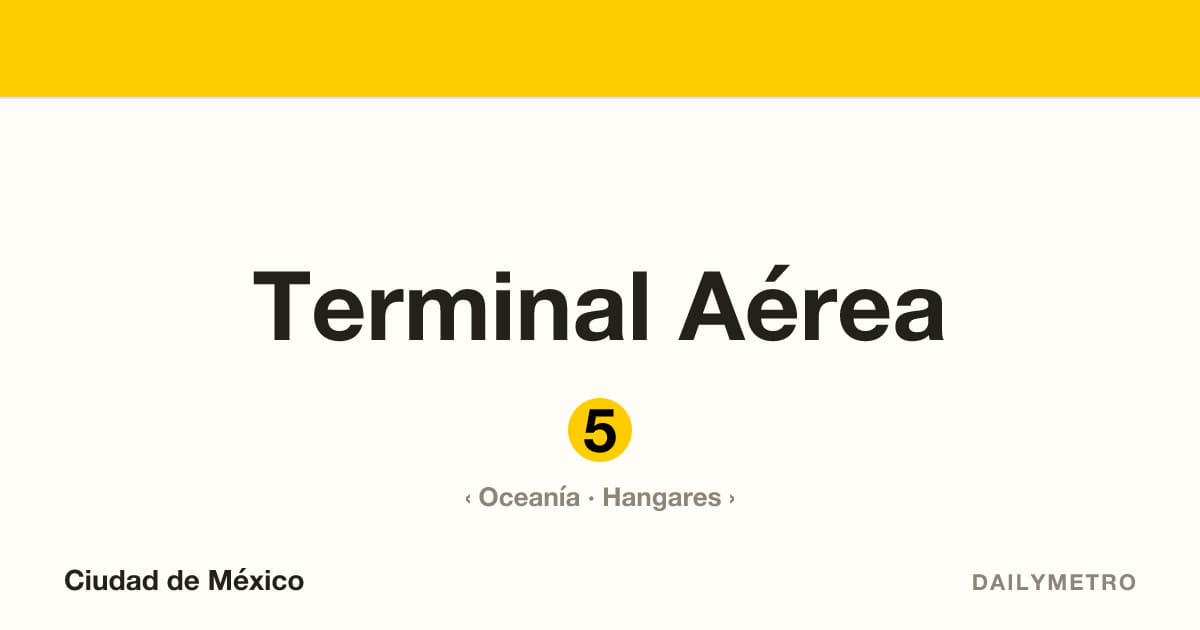 Terminal Aérea station · Lines 5