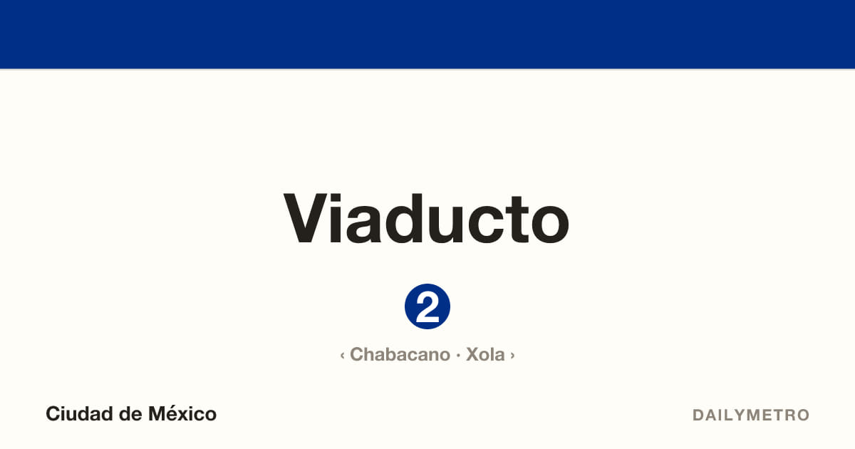 Estación Viaducto · Líneas 2