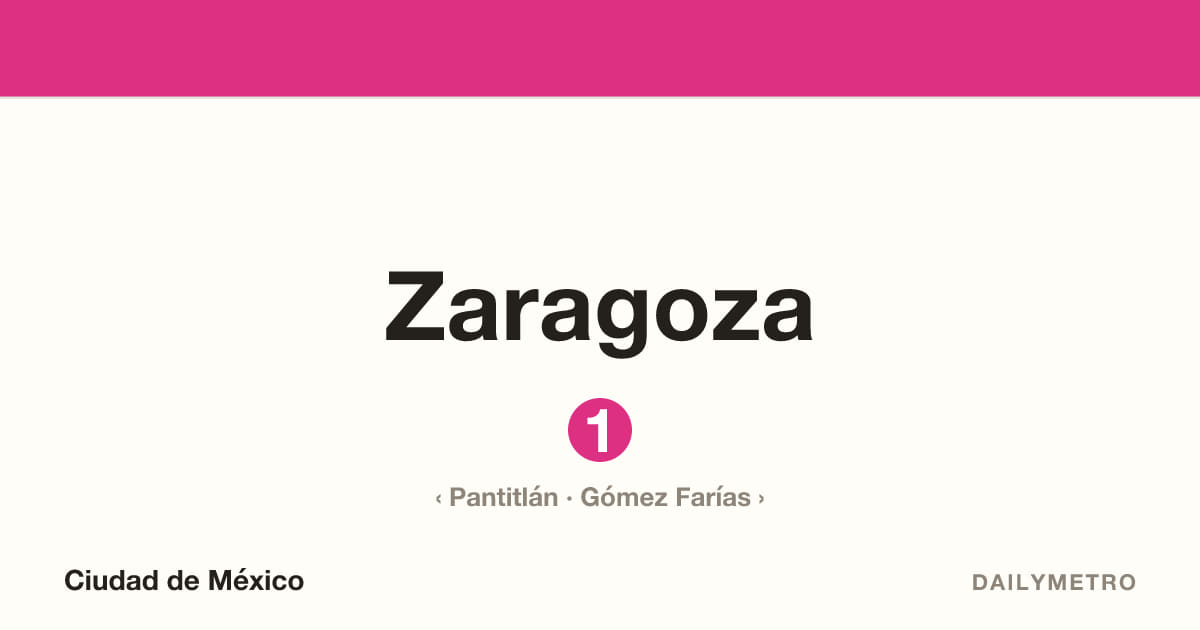 Estación Zaragoza · Líneas 1