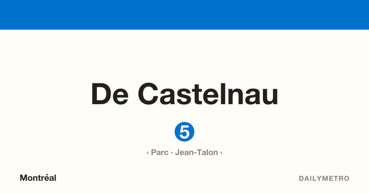 De Castelnau station · Lines 5