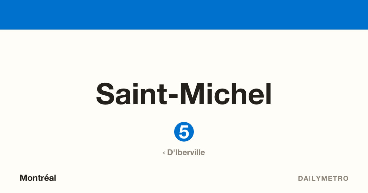 Saint-Michel station · Lines 5
