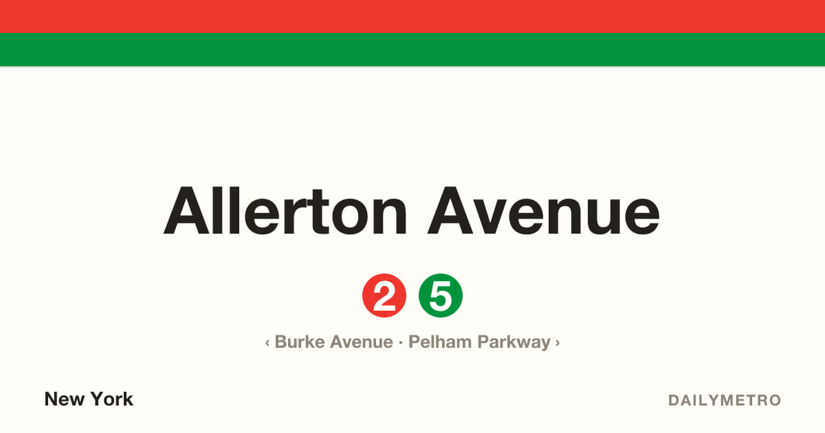 Allerton Avenue station · Lines 2, 5