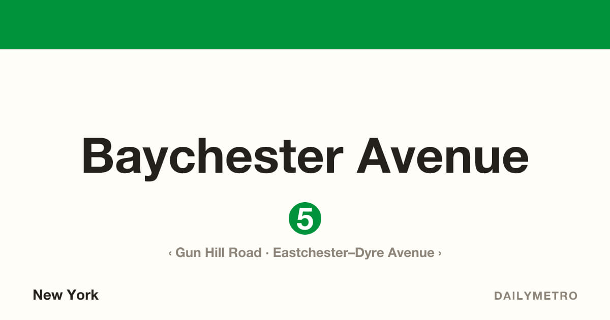 Baychester Avenue station · Lines 5
