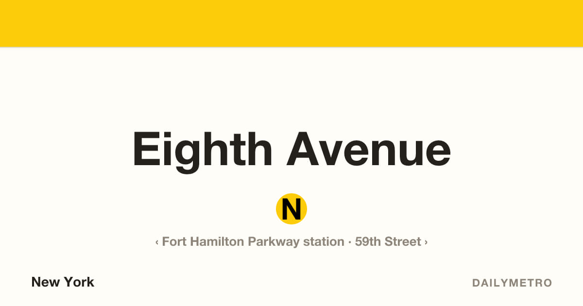 Eighth Avenue station · Lines N
