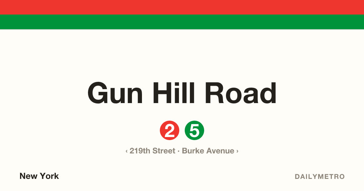 Gun Hill Road station · Lines 2, 5