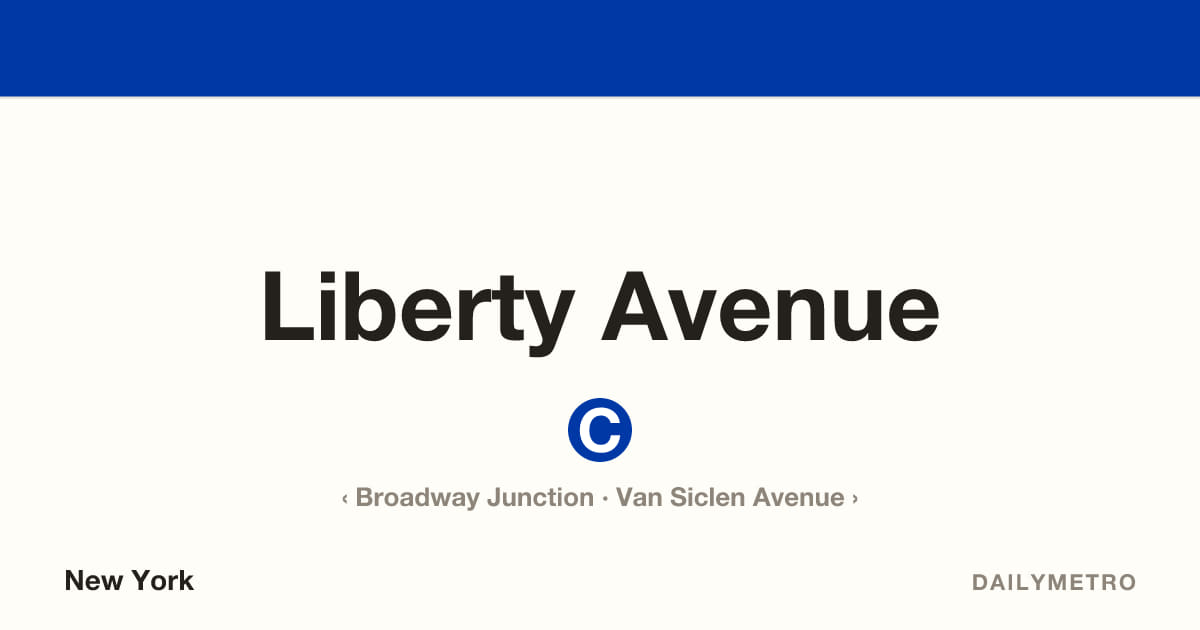 Liberty Avenue station · Lines C