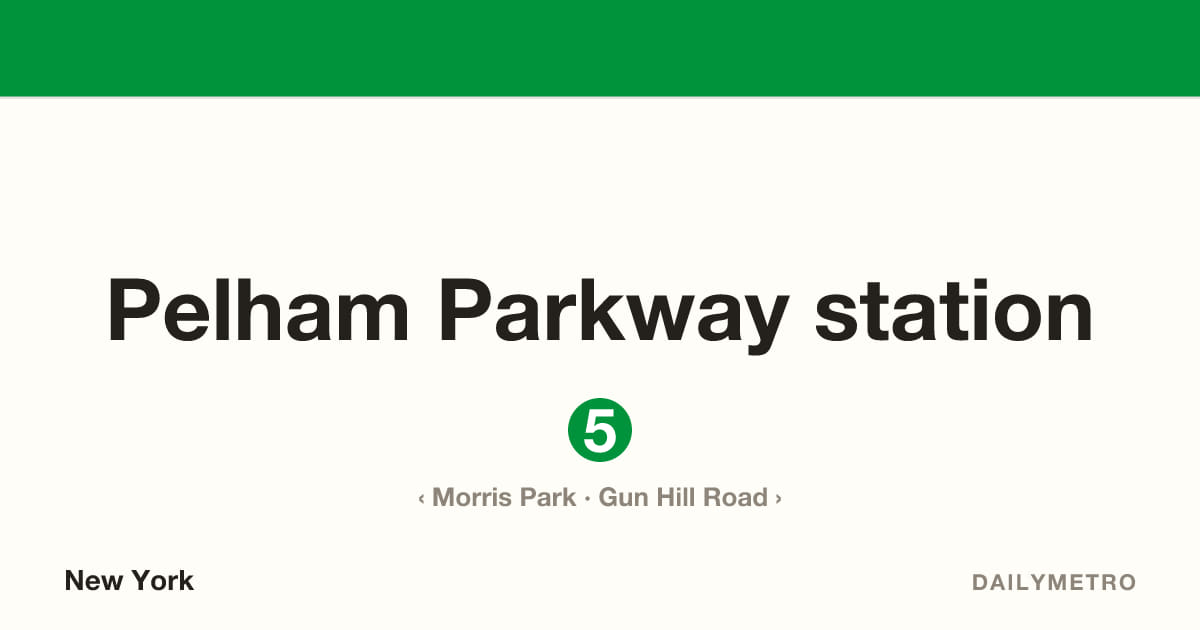 Pelham Parkway station · Lines 5