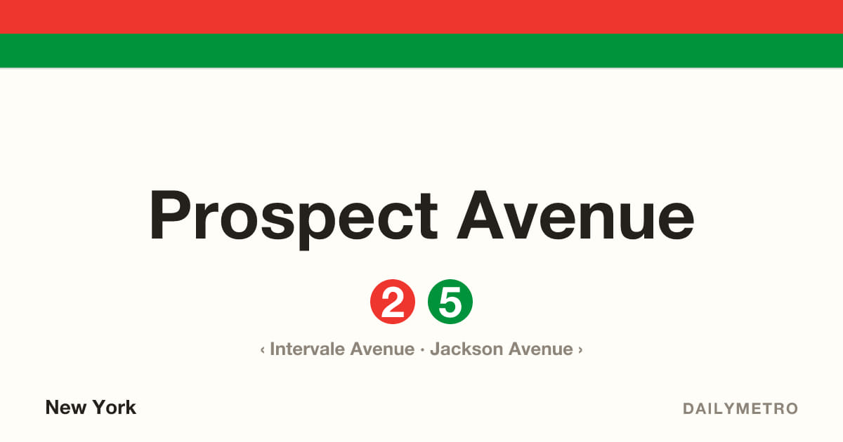Prospect Avenue station · Lines 2, 5