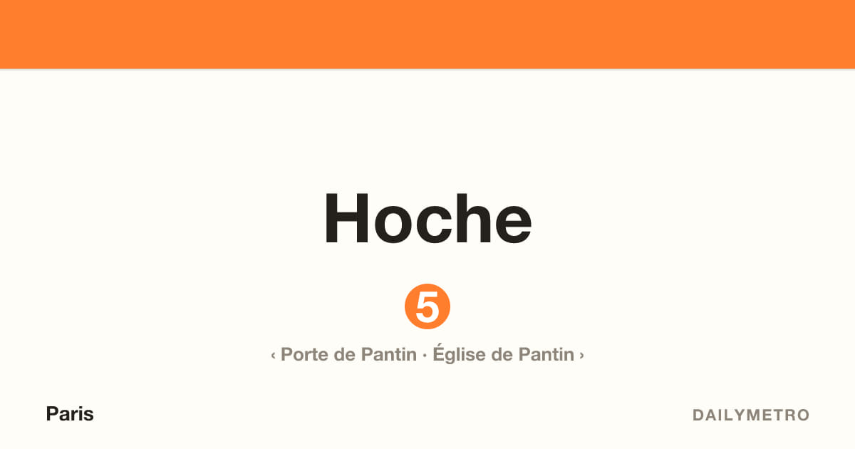 Hoche station · Lines 5