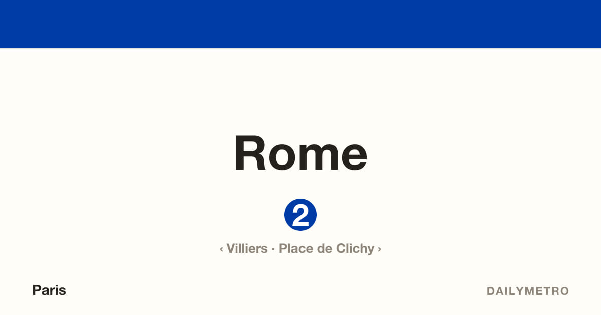Rome station · Lines 2