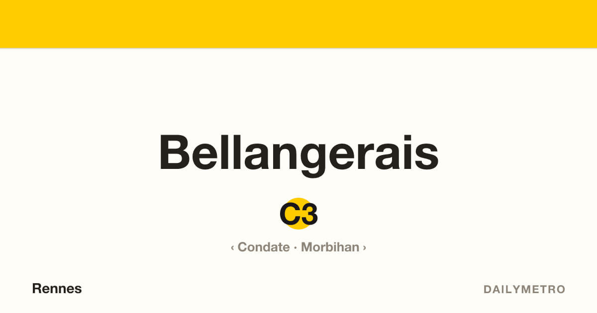 Station Bellangerais · Lignes C3