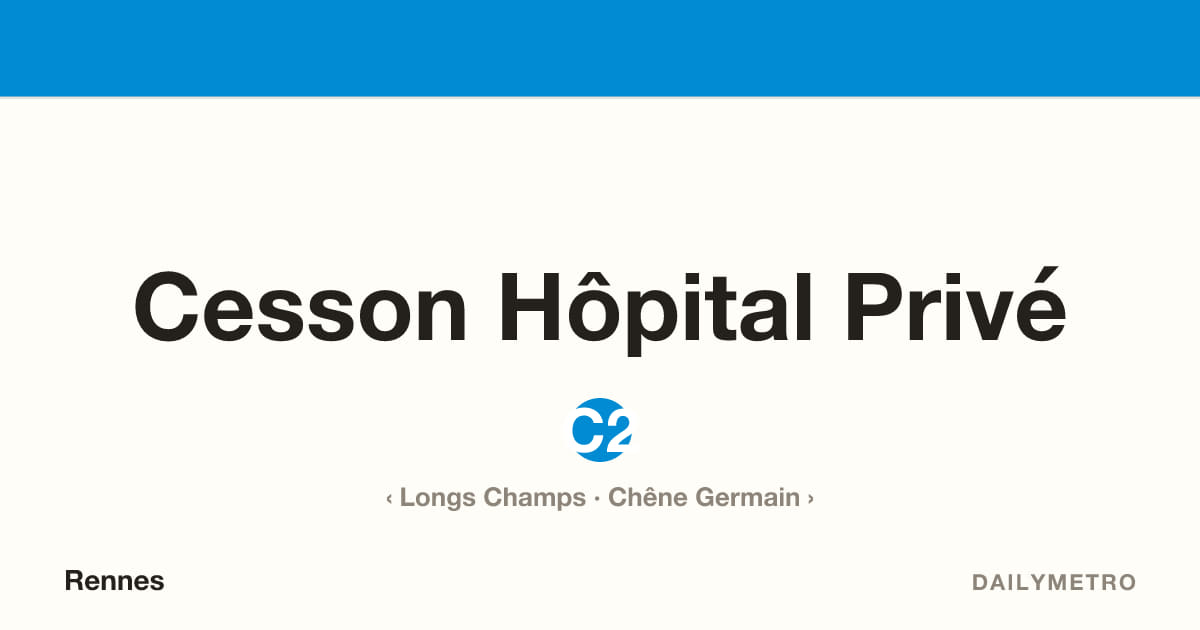 Station Cesson Hôpital Privé · Lignes C2