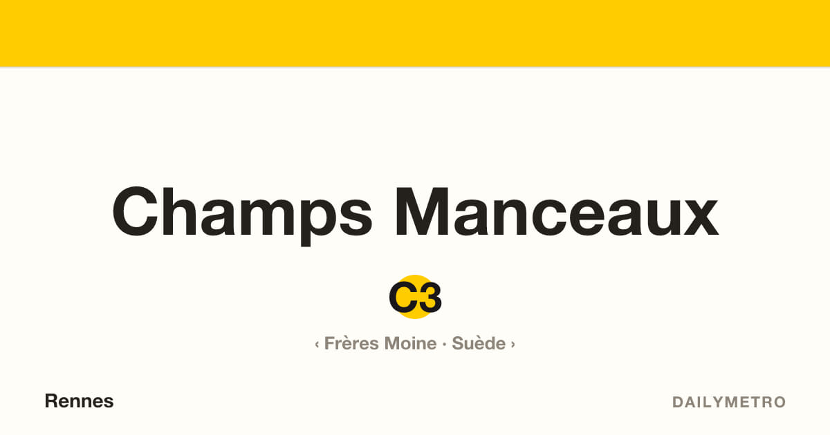Champs Manceaux station · Lines C3