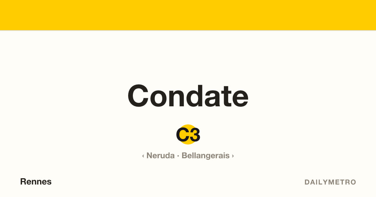 Station Condate · Lignes C3