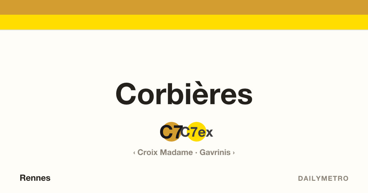 Station Corbières · Lignes C7, C7ex