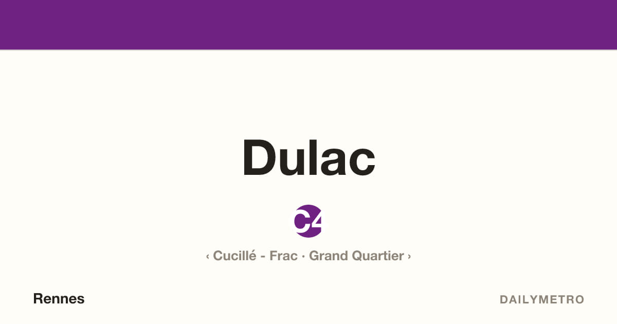 Dulac station · Lines C4