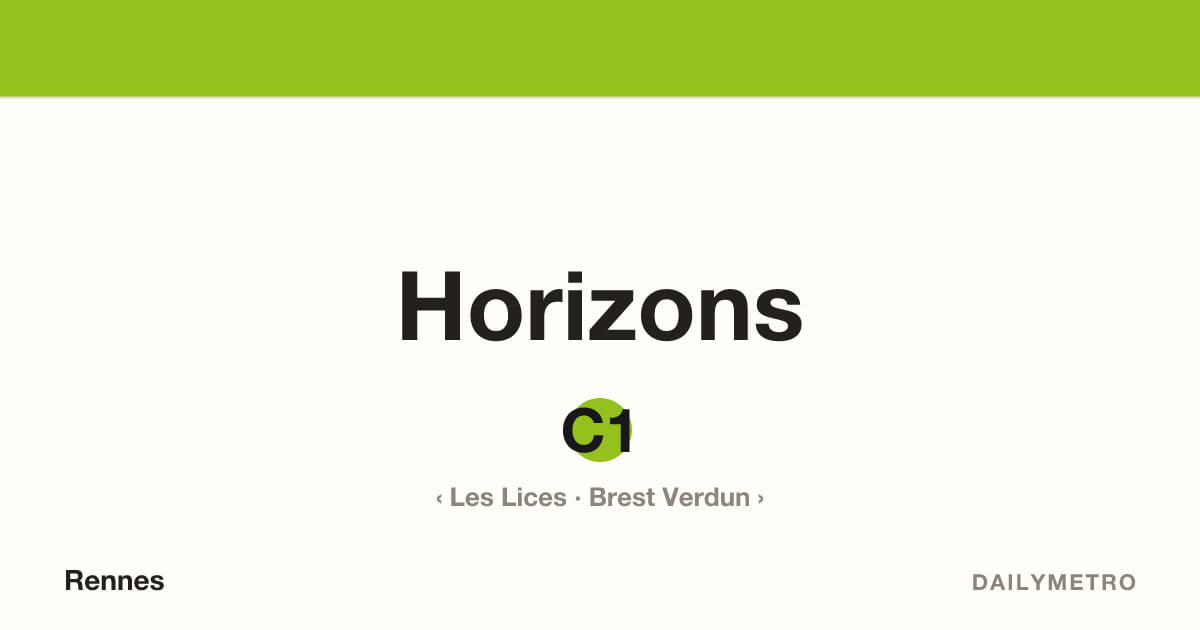 Station Horizons · Lignes C1