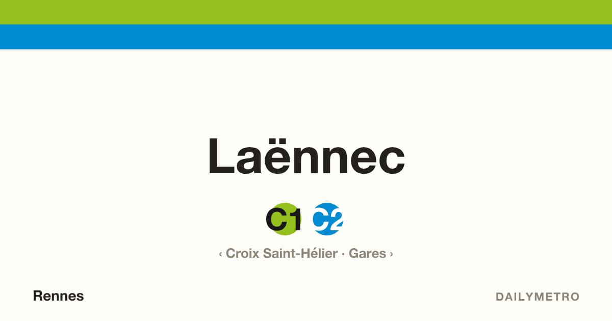 Station Laënnec · Lignes C1, C2