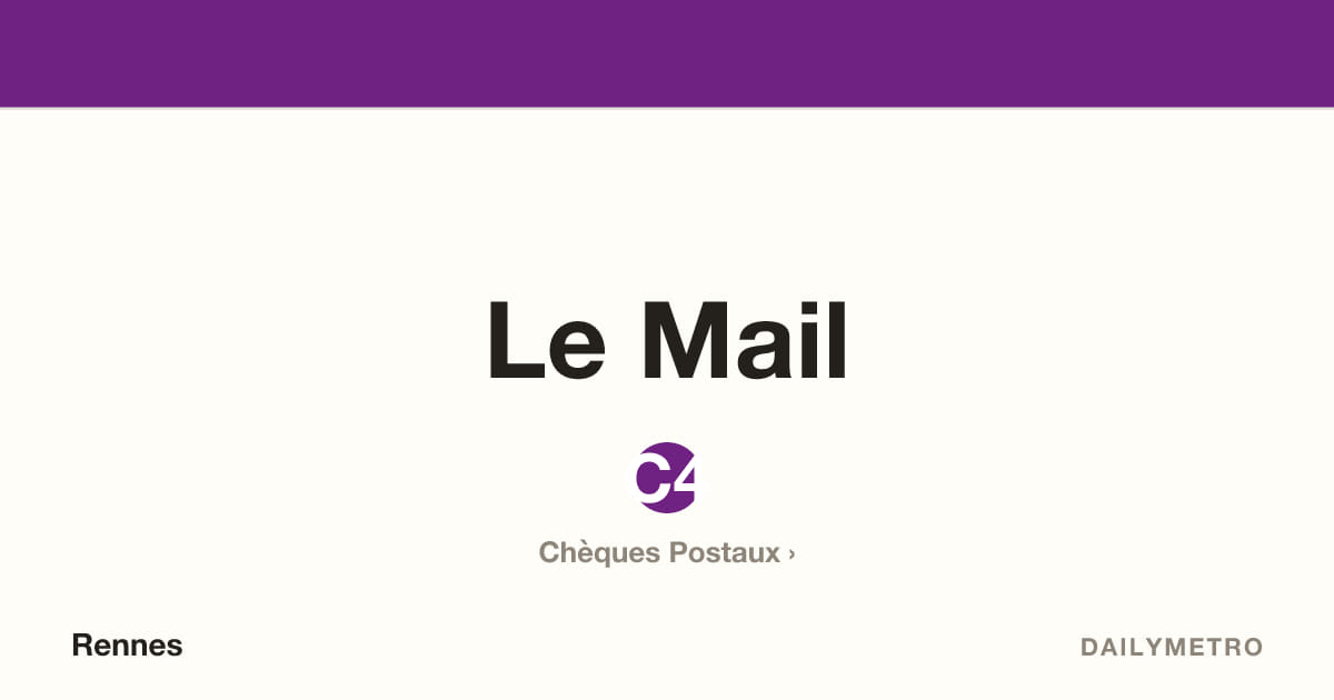 Station Le Mail · Lignes C4