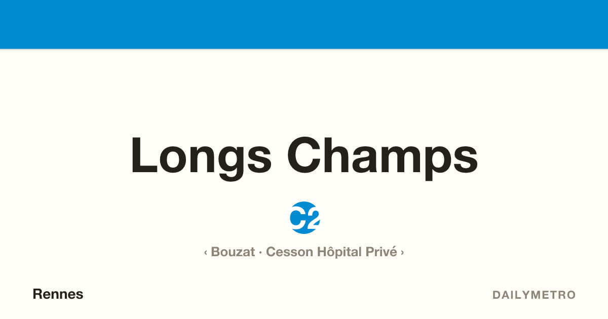 Station Longs Champs · Lignes C2