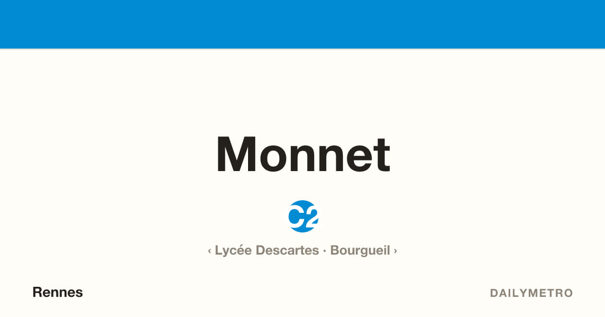 Station Monnet · Lignes C2